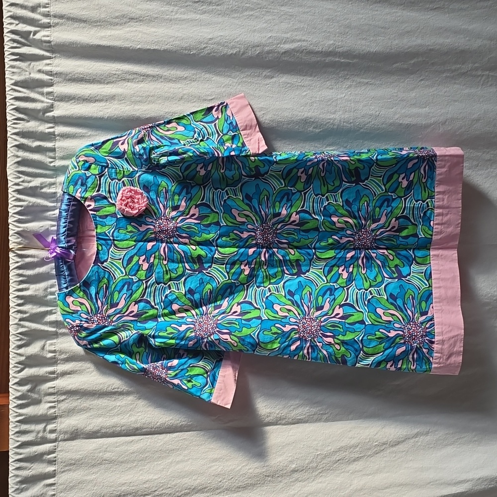 Lilly Pulitzer 3/4 Sleeve Floral Dress